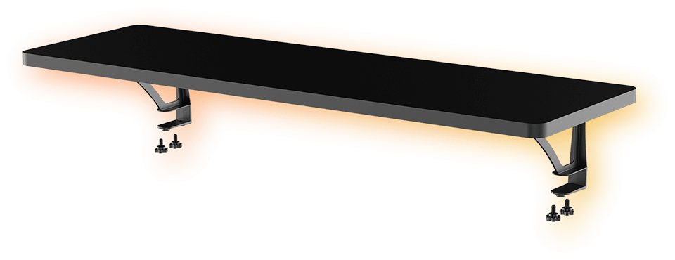 Praktická polička na monitor