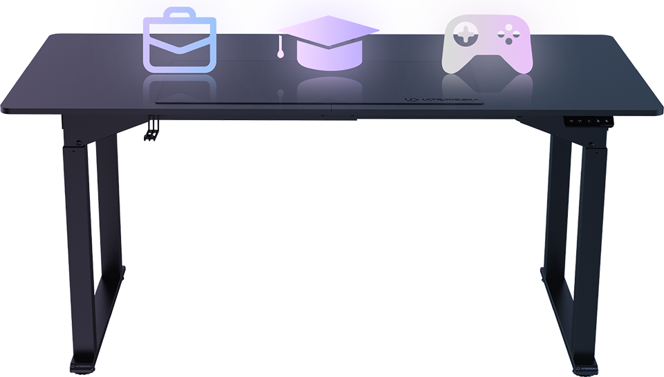 Veľkorysý priestor pod stolom