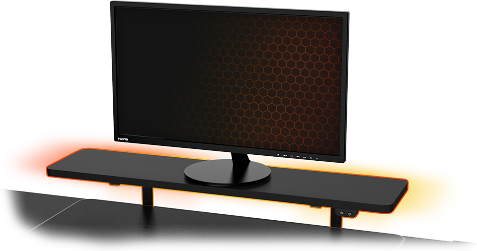 Ergonomická polica na monitor